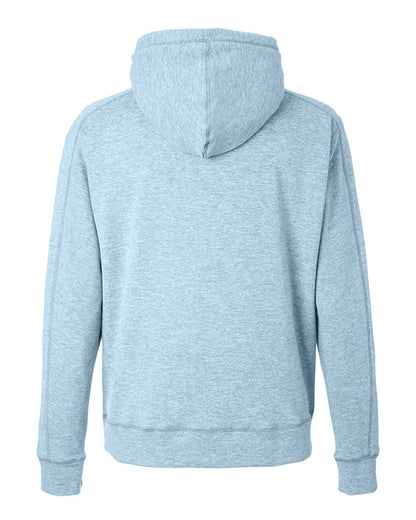 J. America Unisex Electric Fleece Hooded Sweatshirt 8740 #color_Electric Sky