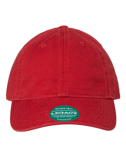 LEGACY Relaxed Twill Dad Hat EZA #color_Scarlet