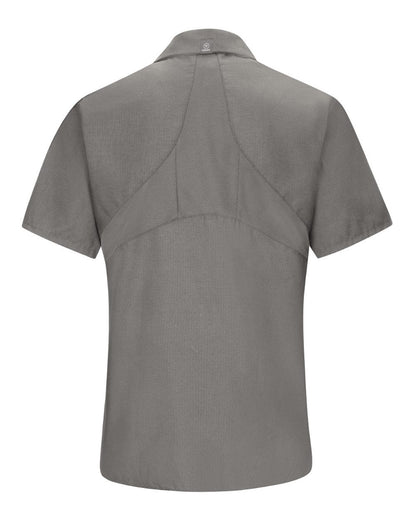 Red Kap Women's Mimix Work Shirt SX21 #color_GY-Grey