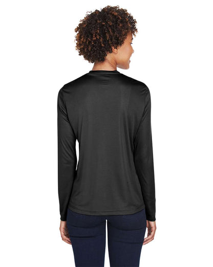 Team 365 Women's Zone Performance Long Sleeve T-Shirt TT11WL #colormdl_Black