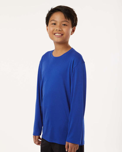 AllPro Youth Pro-Lock Performance Long Sleeve T-Shirt 48400Y #colormdl_Royal