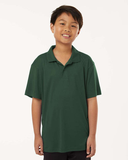 AllPro Youth Pro-Lock Performance Polo 41800Y #colormdl_Forest Green