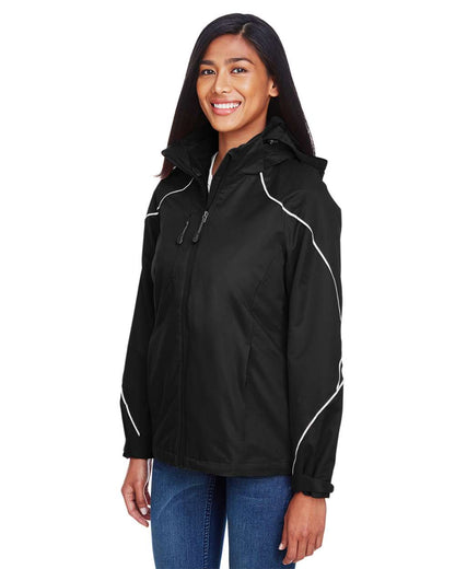 North End Women's Angle 3-in-1 Jacket with Bonded Fleece Liner 78196 #colormdl_Black