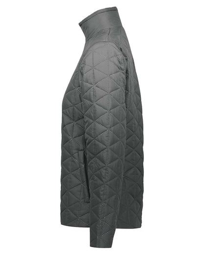 Holloway Women's Repreve® Eco Quilted Jacket 229716 #color_Carbon