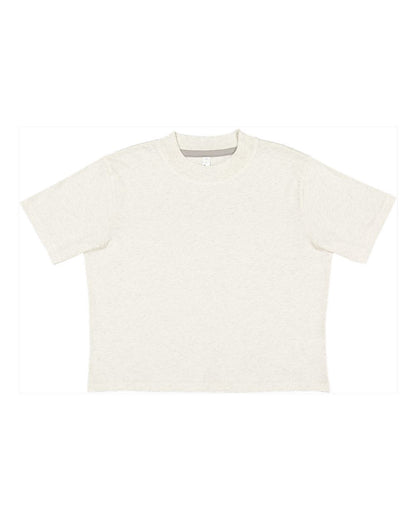 LAT Women's Boxy Tee 3518 #color_Natural Heather