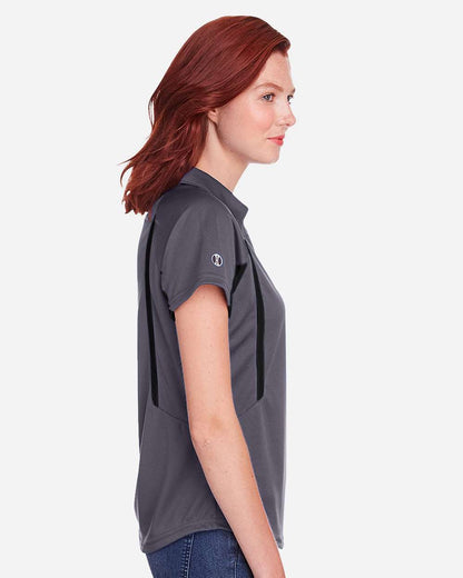 Holloway Women's Two-Tone Avenger Polo 222730 #colormdl_Graphite/ Black