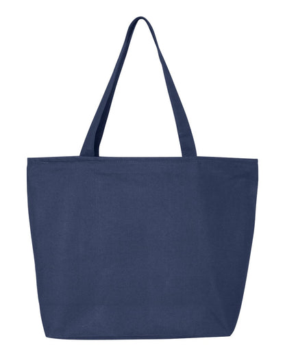 Q-Tees 25L Zippered Tote Q611 #color_Navy
