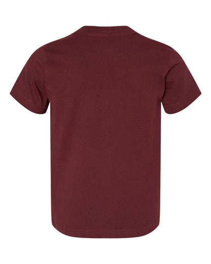 Rabbit Skins Toddler Fine Jersey Tee 3321 #color_Maroon