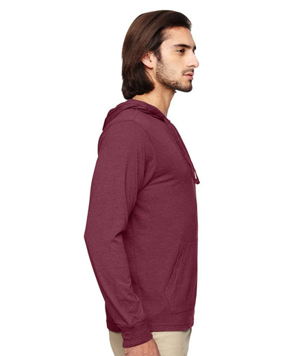 econscious Unisex Eco Jersey Pullover Hooded Long Sleeve T-Shirt EC1085 #colormdl_Berry