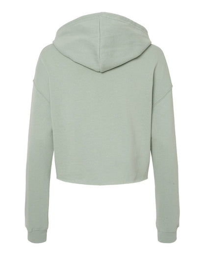 Independent Trading Co. Women’s Lightweight Crop Hooded Sweatshirt AFX64CRP #color_Sage