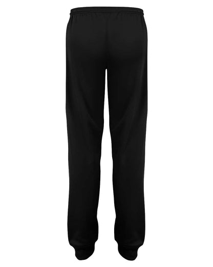 Badger Youth Performance Fleece Joggers 2475 #color_Black