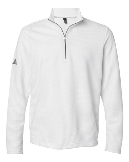 Adidas Men's Spacer Quarter-Zip Pullover A588 #color_Core White