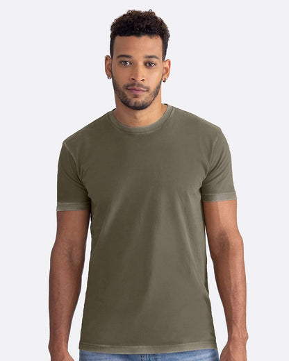 Next Level Soft Wash T-Shirt 3600SW #colormdl_Washed Military Green