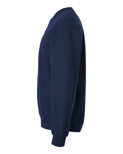 Gildan Unisex Softstyle® Midweight 1/4 Zip Sweatshirt SF008 #color_Navy