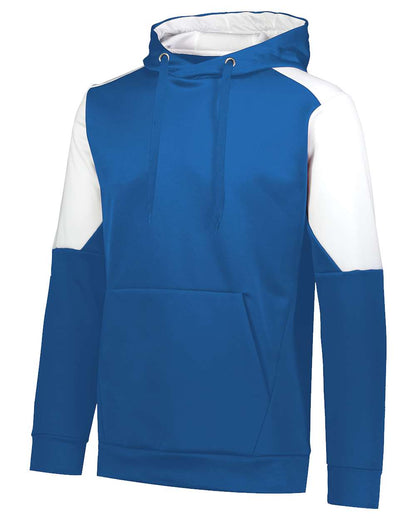 Holloway Unisex Blue Chip Hooded Sweatshirt 222540 #color_Royal/ White