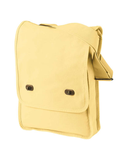 Authentic Pigment Pigment -Dyed Canvas Field Bag 1902 #color_Goldenrod