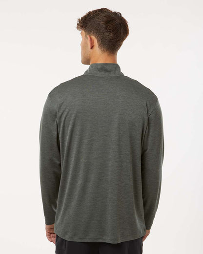 AllPro Men's Pro-Lock Performance Mélange Quarter-Zip Pullover 4HM700 #colormdl_Charcoal Melange