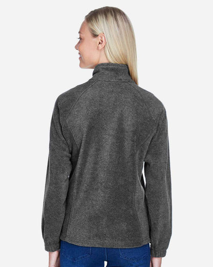 Harriton Women's Full-Zip Fleece M990W #colormdl_Charcoal