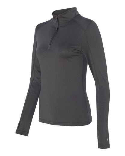 Badger Women’s Lightweight Quarter-Zip Pullover 4286 #color_Graphite