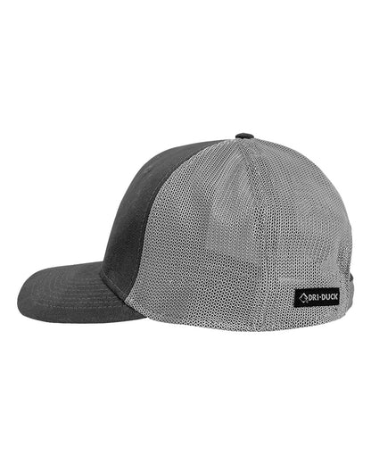 DRI DUCK Hudson Flex Cap 3028 #color_Charcoal/ Fog