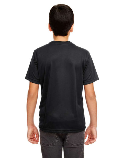 UltraClub Youth Cool & Dry Basic Performance T-Shirt 8620Y #colormdl_Black