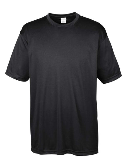 UltraClub Men's Cool & Dry Basic Performance T-Shirt 8620 #color_Black