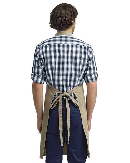 Artisan Collection by Reprime Calibre Heavy Cotton Canvas Pocket Apron RP137 #colormdl_Khaki