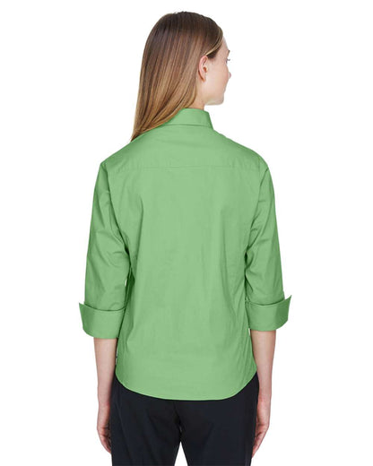 Devon & Jones Women's Perfect Fit™ Three-Quarter Sleeve Stretch Poplin Dress Shirt DP625W #colormdl_Lime