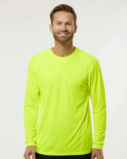 Paragon Unisex Long Islander Performance Long Sleeve T-Shirt 210 #colormdl_Safety Green