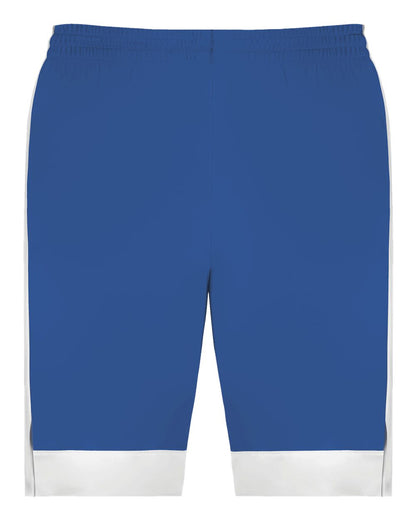 Augusta Sportswear Unisex Match-Up Basketball Shorts 6889 #color_Royal/ White