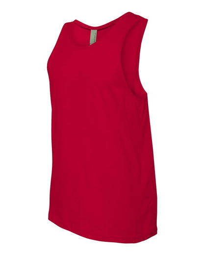 Next Level Cotton Muscle Tank 3633 #color_Red