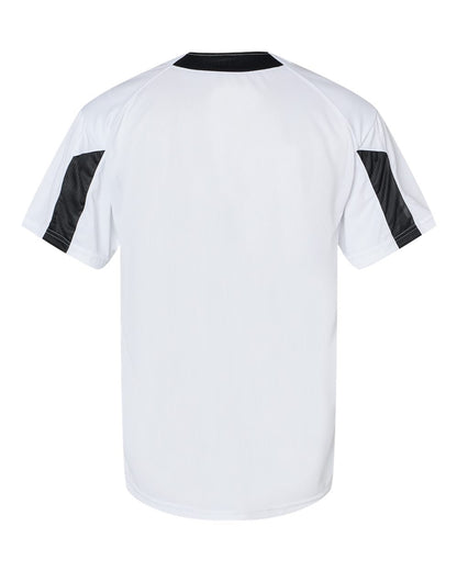 Alleson Athletic Striker Placket 7976 #color_White/ Black