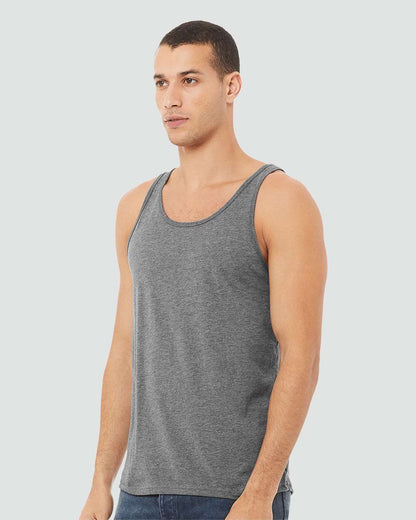 BELLA + CANVAS Triblend Tank 3484 #colormdl_Grey Triblend