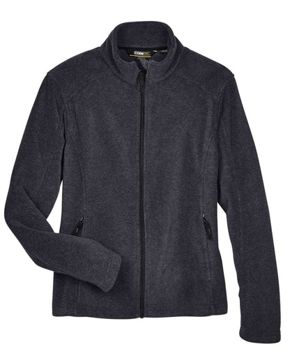 CORE365 Women's Journey Fleece Jacket 78190 #color_Heather Charcoal