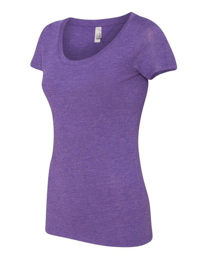 Next Level Women’s Triblend Scoop Neck T-Shirt 6730 #color_Purple Rush