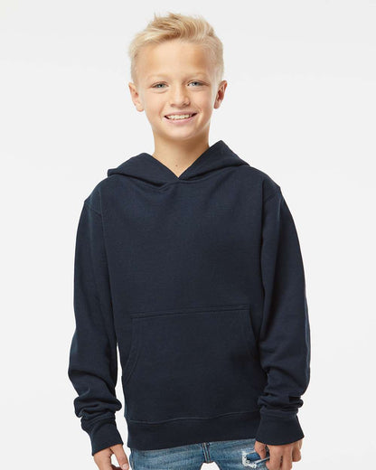 Independent Trading Co. Youth Midweight Hooded Sweatshirt SS4001Y #colormdl_Navy