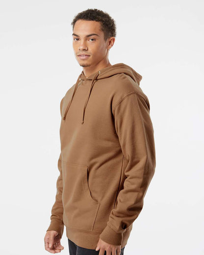 Independent Trading Co. Unisex Midweight Hooded Sweatshirt SS4500 #colormdl_Saddle