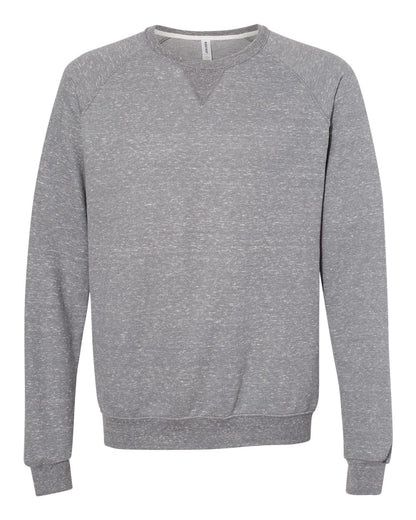 JERZEES Unisex Snow Heather French Terry Crewneck Sweatshirt 91MR #color_Charcoal