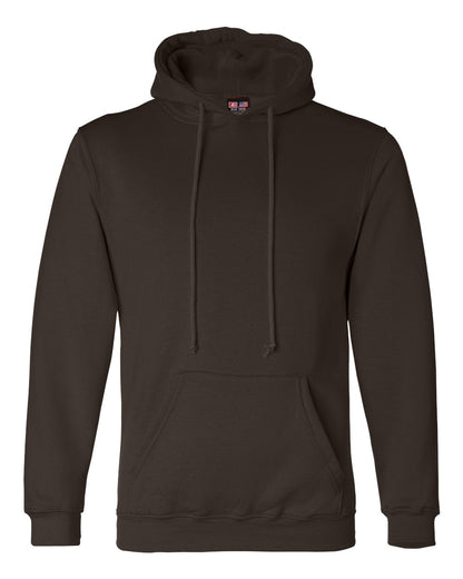 Bayside USA-Made Hooded Sweatshirt 960 #color_Chocolate