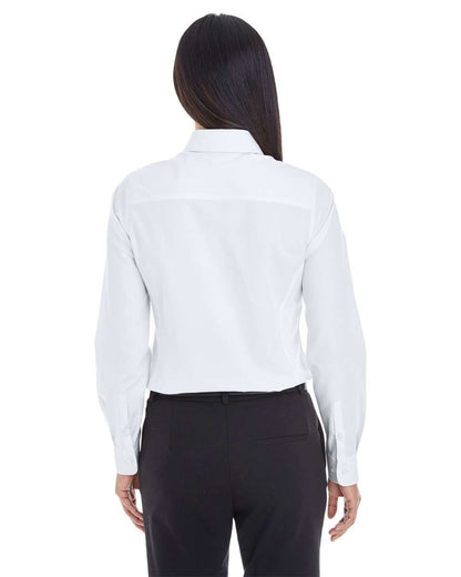 Devon & Jones Women's Crown Collection® Royal Dobby Woven Dress Shirt DG532W #colormdl_White