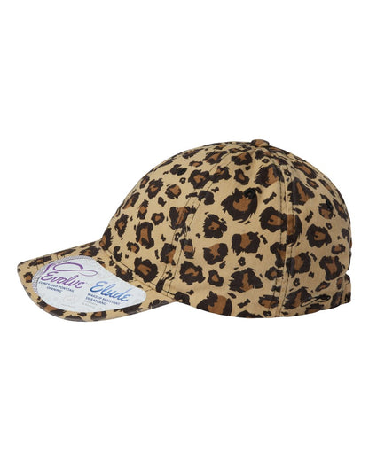 Infinity Her Women's Garment-Washed Fashion Print Cap HATTIE #color_Leopard