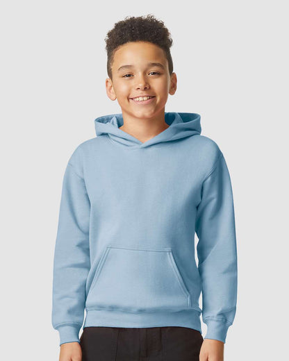 Gildan Softstyle® Youth Midweight Hooded Sweatshirt SF500B #colormdl_Stone Blue