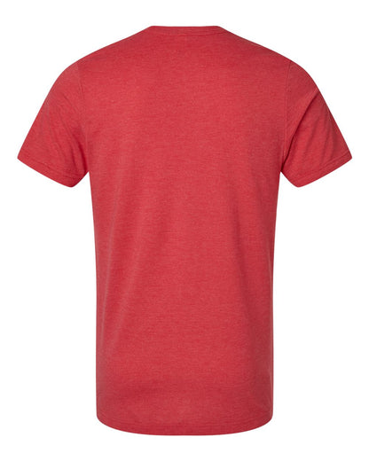 Tultex Combed CVC T-Shirt 602CVC #color_Heather Red