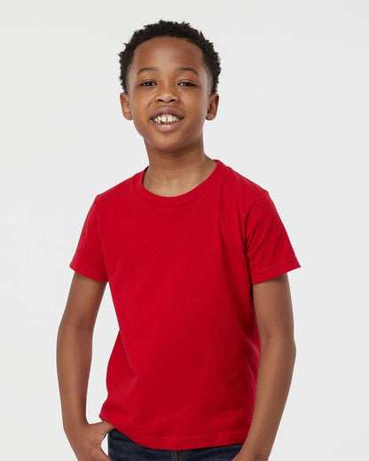 Tultex Youth Fine Jersey T-Shirt 235 #colormdl_Red