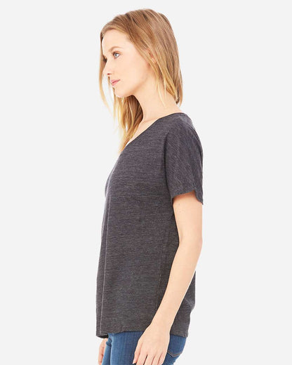 BELLA + CANVAS Women’s Slouchy Tee 8816 #colormdl_Charcoal Black Slub