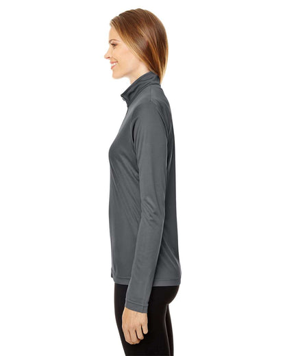 Team 365 Women's Zone Performance Quarter-Zip Pullover TT31W #colormdl_Sport Graphite