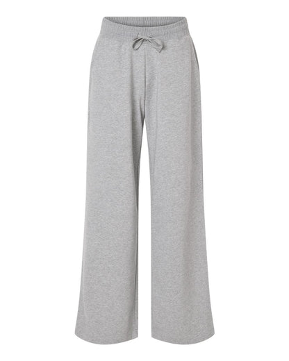 American Apparel Women's French Terry Wide Leg Pants FTP00 #color_Heather Grey