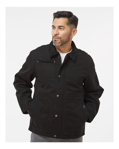 DRI DUCK Rambler Boulder Cloth Jacket Tall Sizes 5091T #colormdl_Black