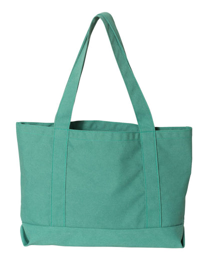 Liberty Bags Seaside Cotton Pigment Dyed Resort Tote 8870 #color_Seafoam Green