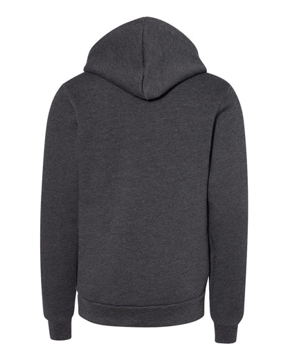 BELLA + CANVAS Youth Sponge Fleece Hoodie 3719Y #color_Dark Grey Heather